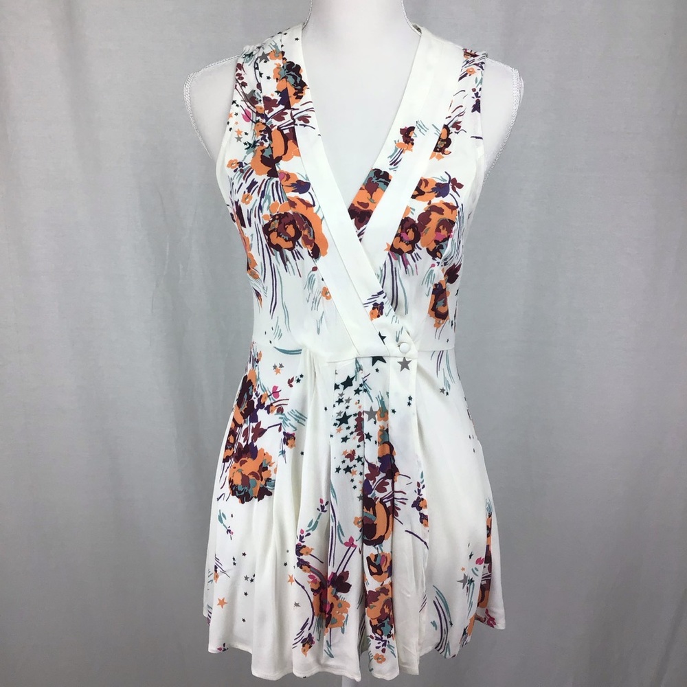 Free People Back to Basics Floral-Print Wrap Top - Picture 1 of 7